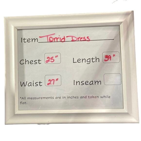 Torrid Mini French Terry off should tee shirt dress women's 2 plus tie dyed - Picture 5 of 5